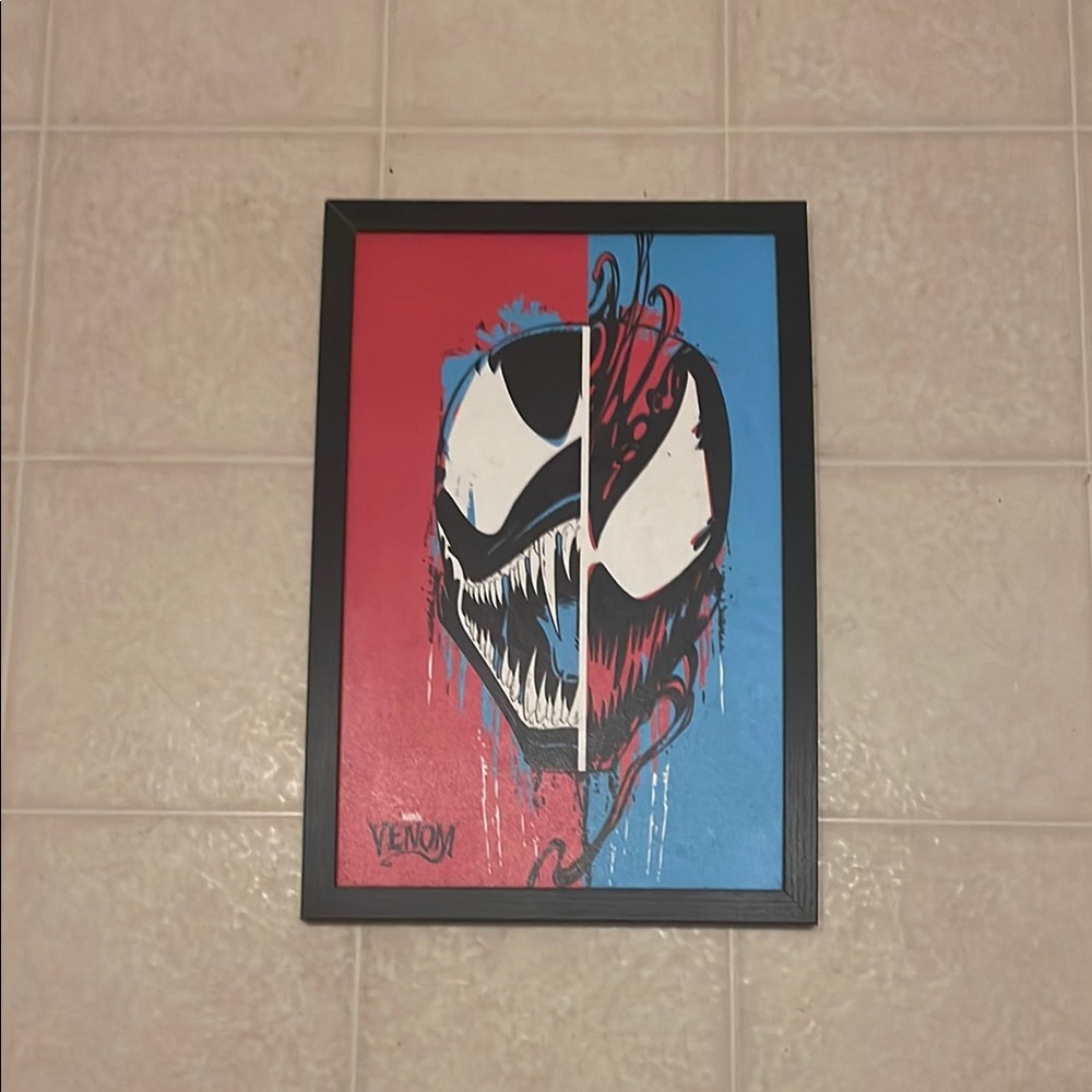 NWT Venom Split Face Art Print